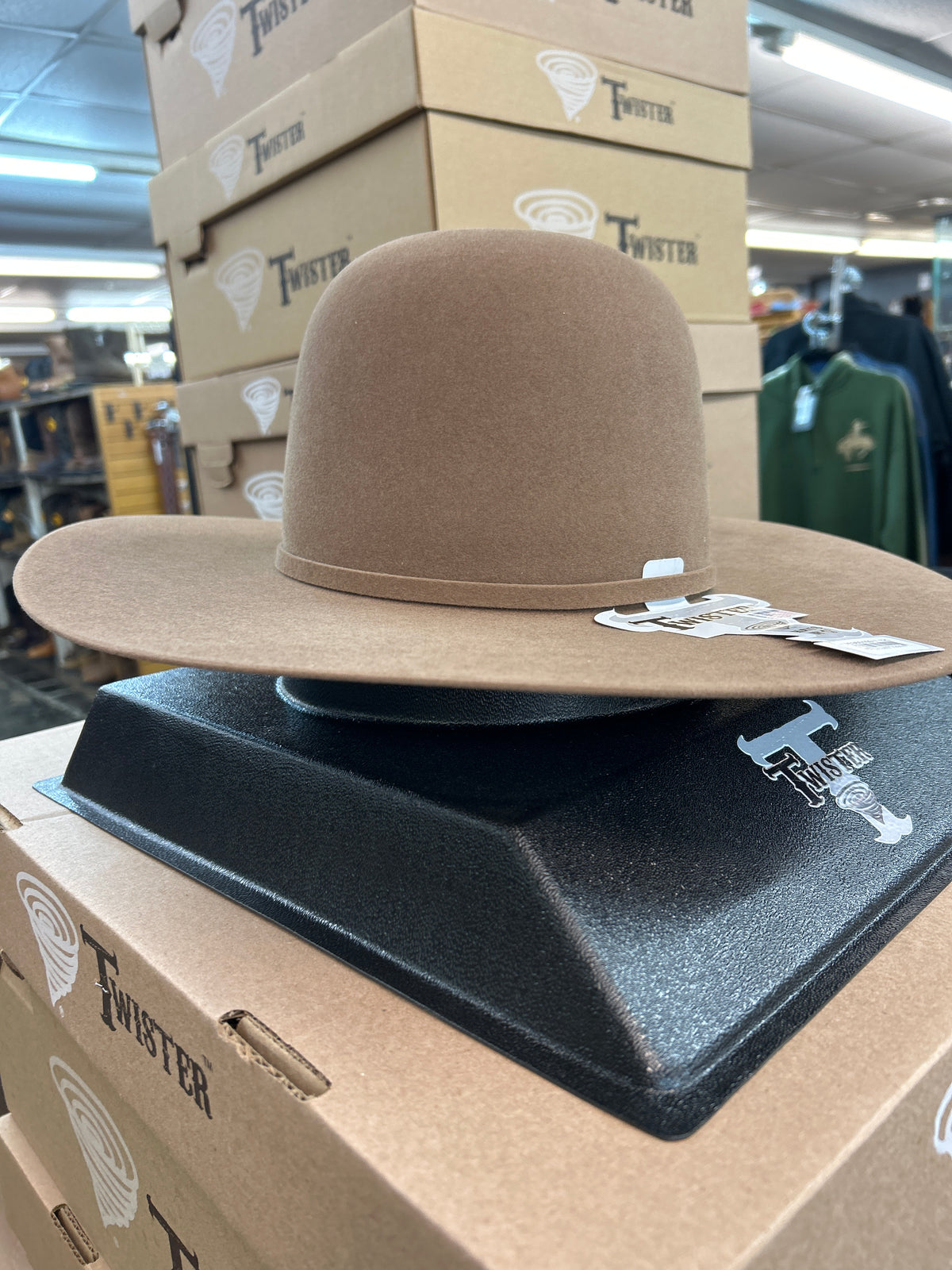 Twister® 6X 4 1/2" Brim Open Crown Hat