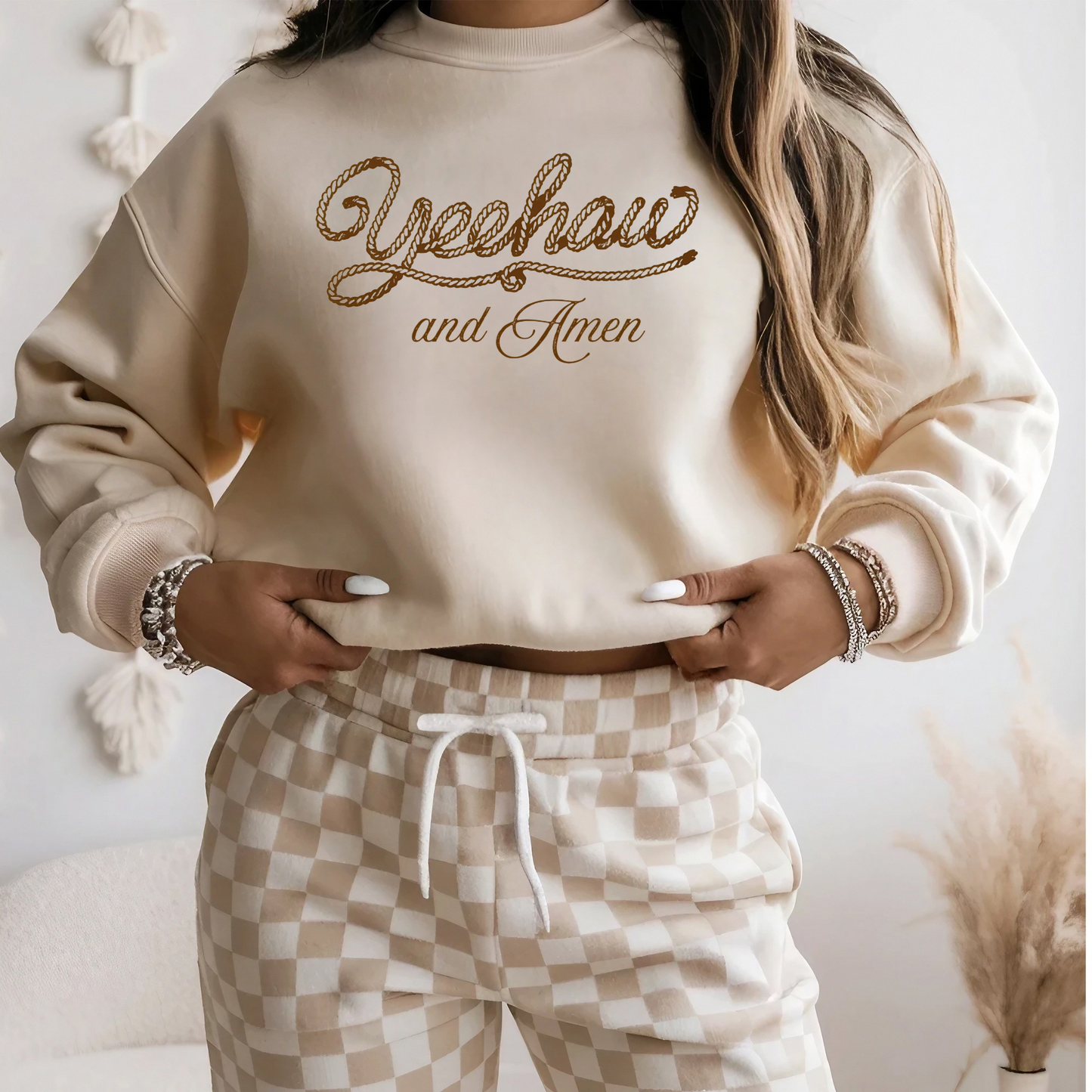 Yeehaw & Amen Western Sweatshirt 