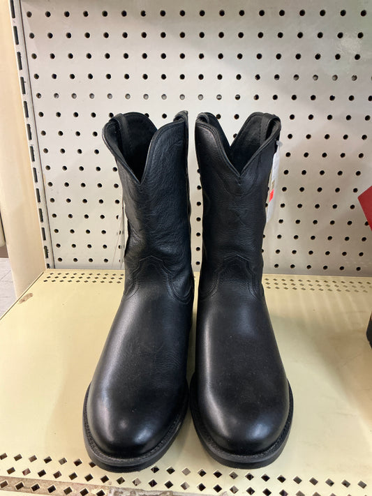 Smooth Black Twisted X Boot-CLEARANCE