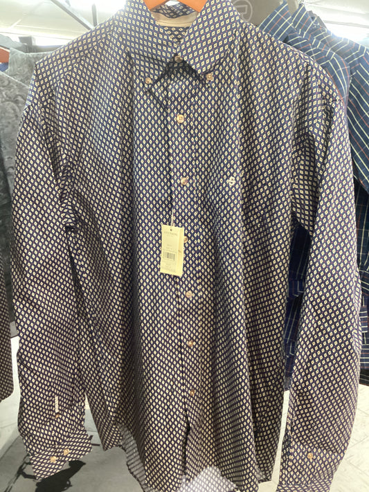 Heirloom Geo Print Longsleeve Shirt by Stetson