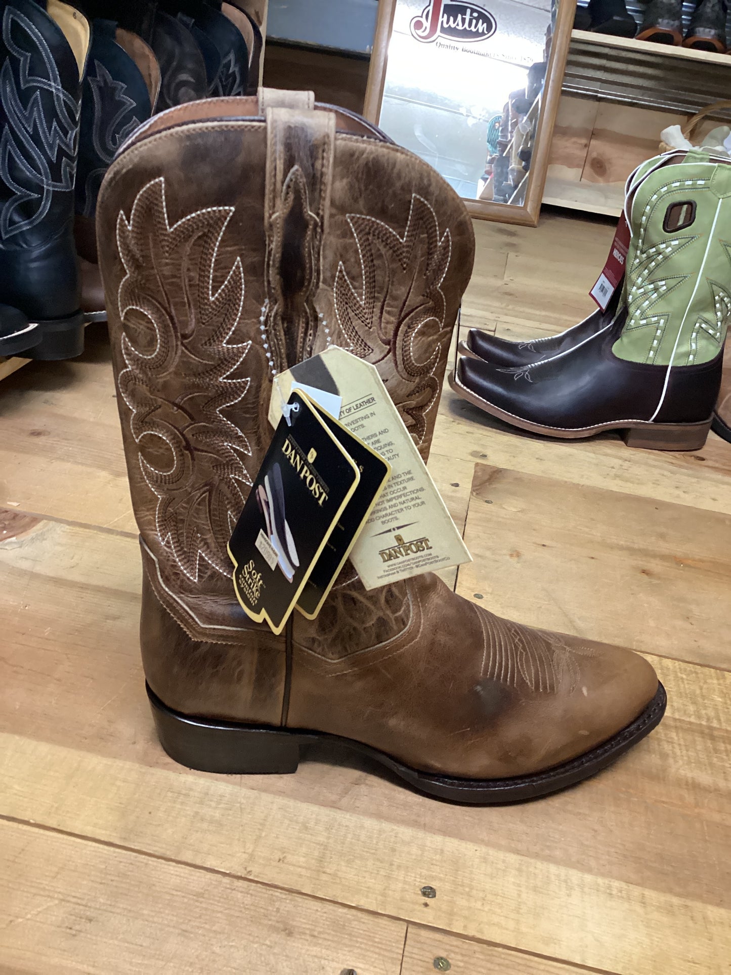 Dan Post Brown Round Toe DP3387