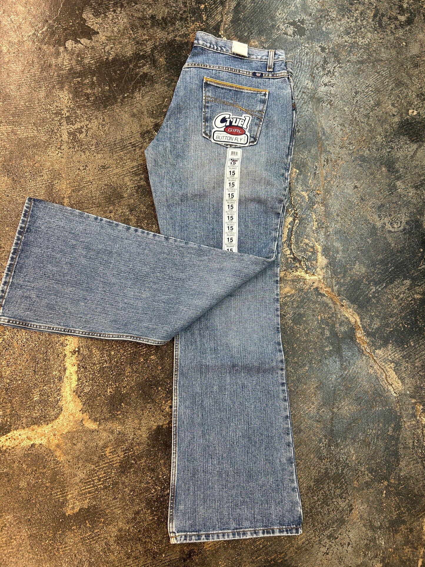 *VINTAGE* Cruel Girl® Button Fly Relaxed Jeans