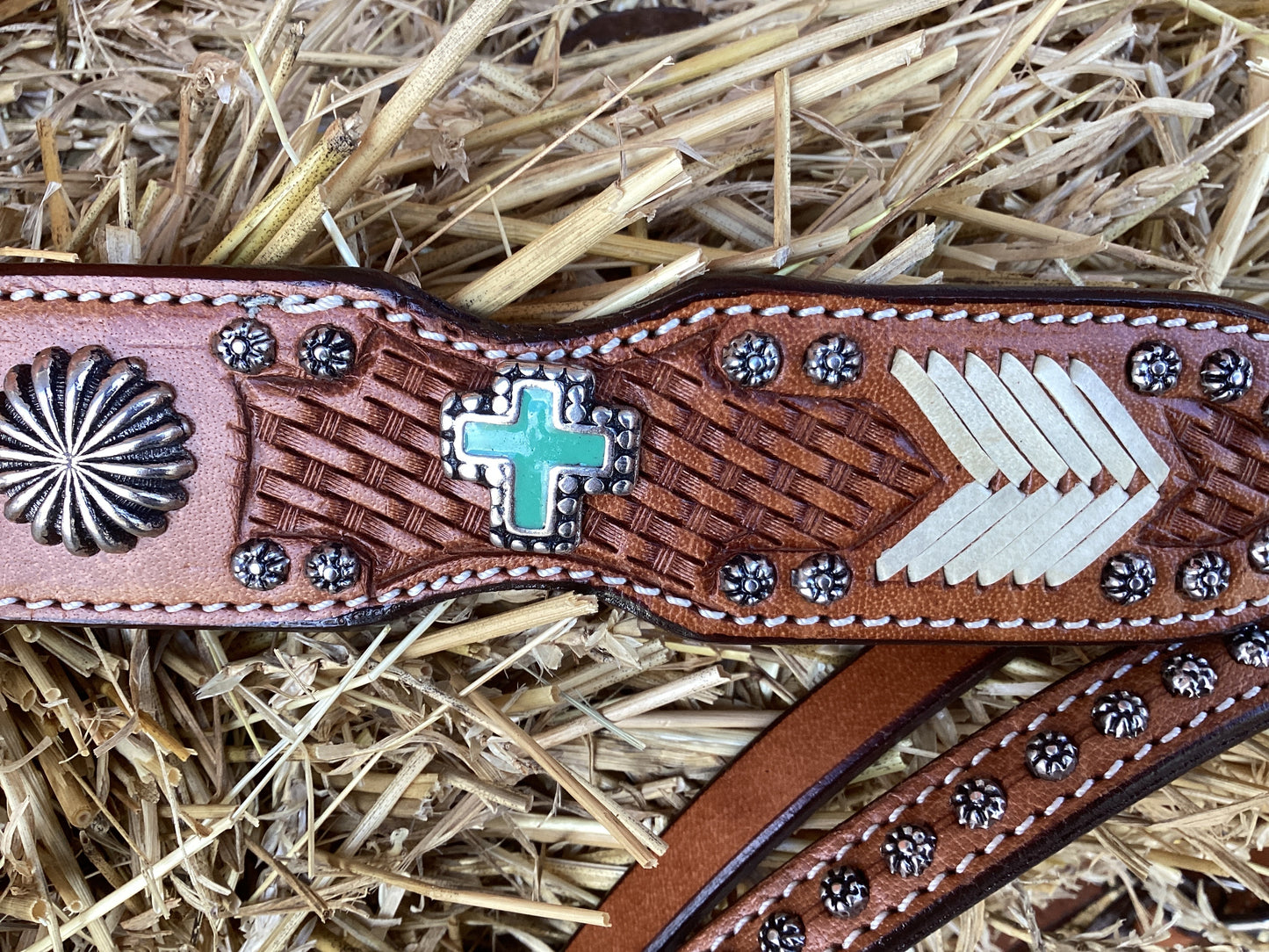 Rawhide and Crosses Tack Set