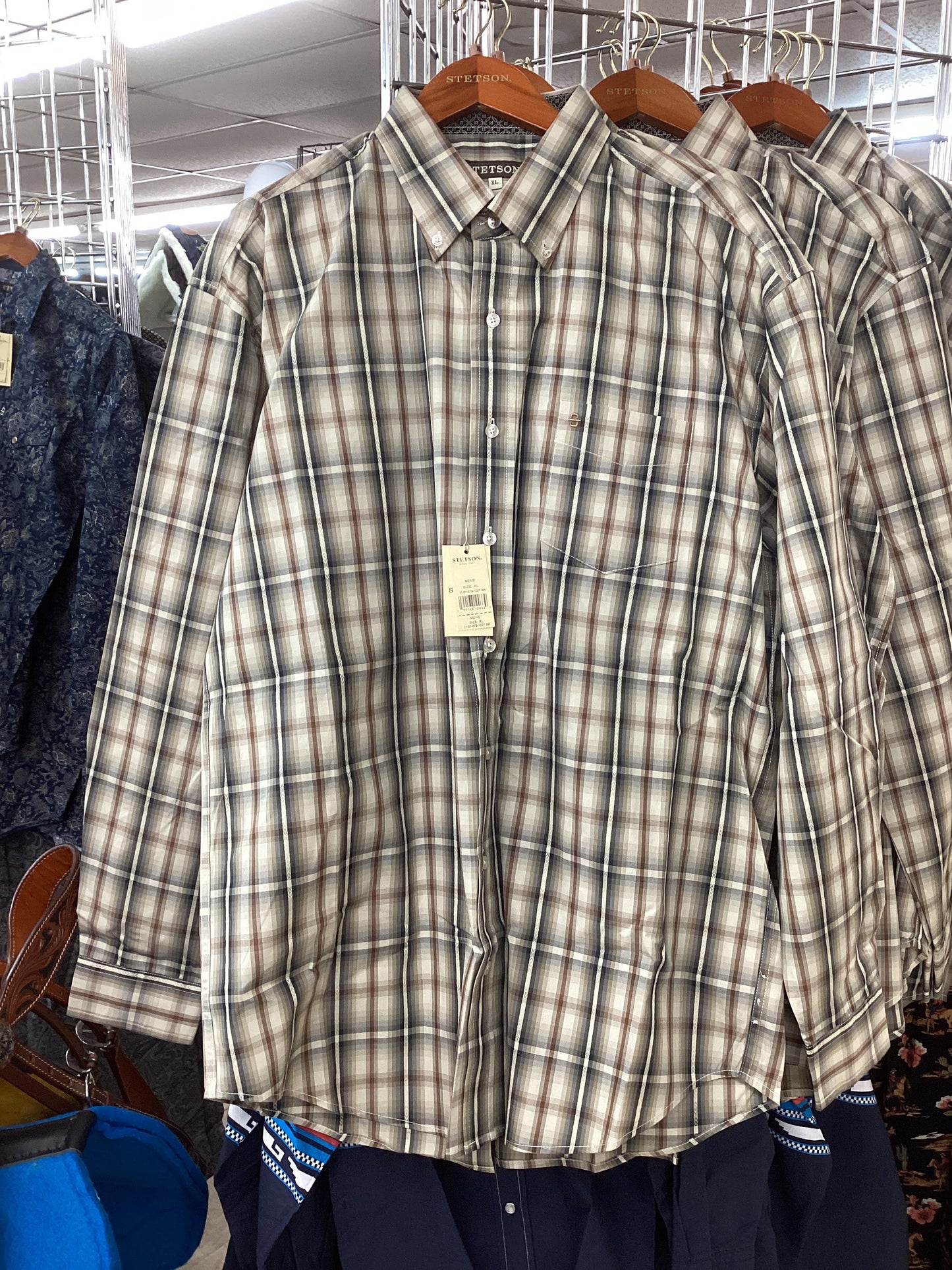 Winter Wheat Men’s Longsleeve Shirt by Stetson