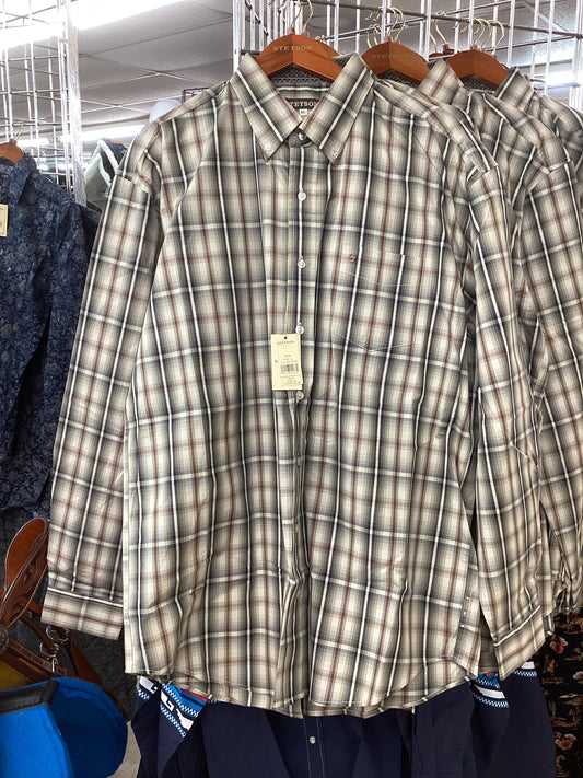 Winter Wheat Men’s Longsleeve Shirt by Stetson