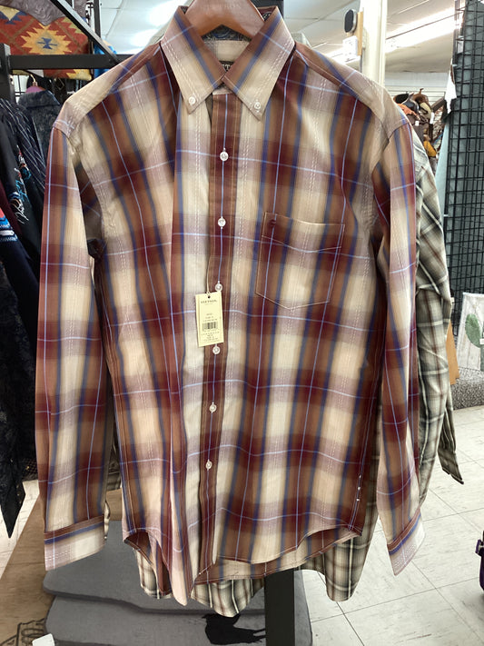 Forever Plaid Men’s Long-Sleeve Shirt by Stetson