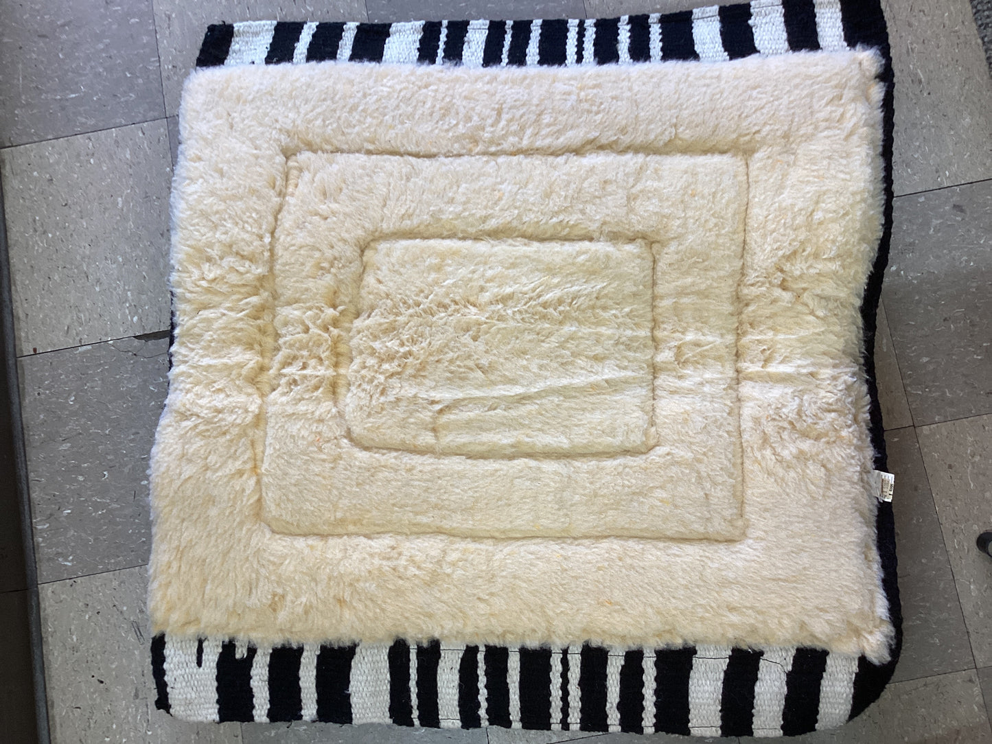 34”x34” Wool Blanket Top Fleece Saddle Pad by Tough 1