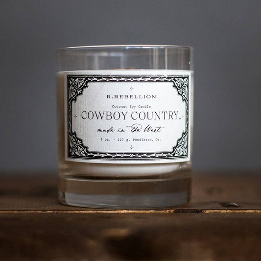 Cowboy Country Candle 8 oz.