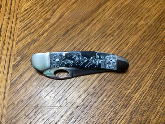 Circle SH Knife Team Roper Folding Blade