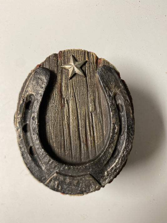 Horseshoe and Barbwire Trinket box