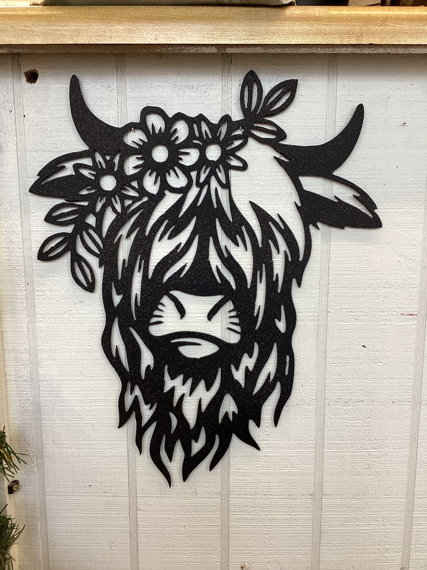 Scottish Highlander Metal Wall Art