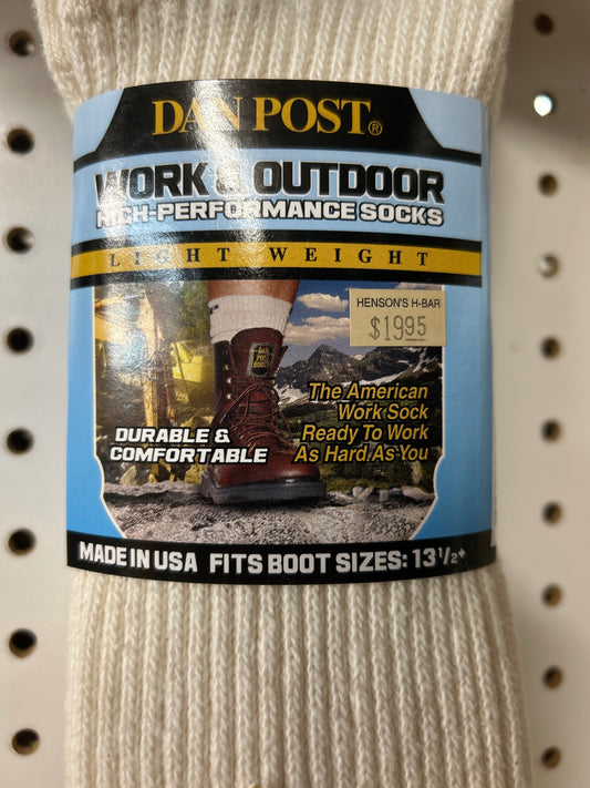 Dan Post Work & Outdoor High-Performance Socks-Lightweight