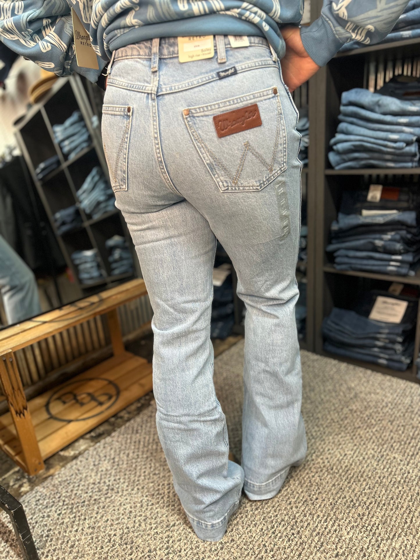 Wrangler Retro Bailey Trousers Jean- Kelsey