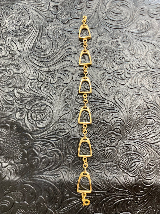 English Stirrups Bracelet by Montana Silversmith