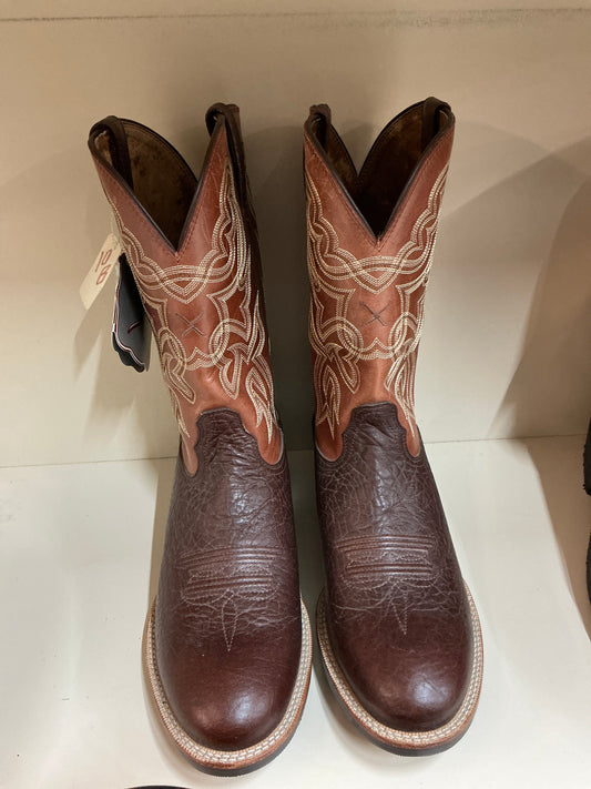 Twisted X Burnt Orange Round Toe-CLEARANCE