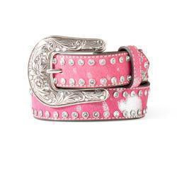 Ariat Youth 1/2" Pink Acid Wash Belt
