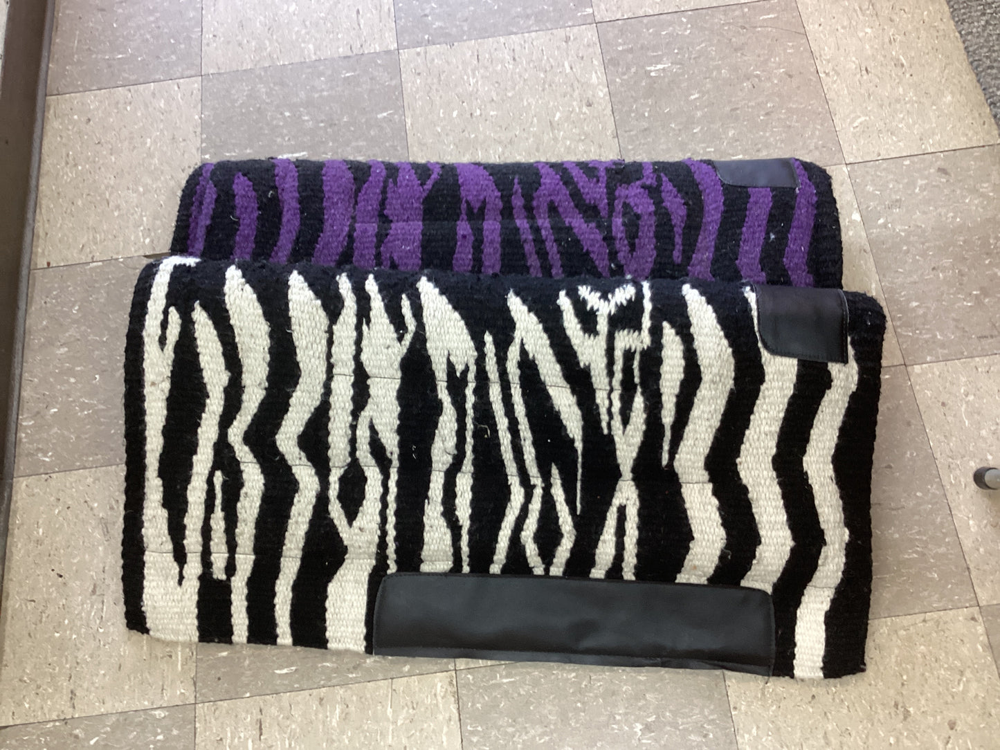 34”x34” Wool Blanket Top Fleece Saddle Pad by Tough 1