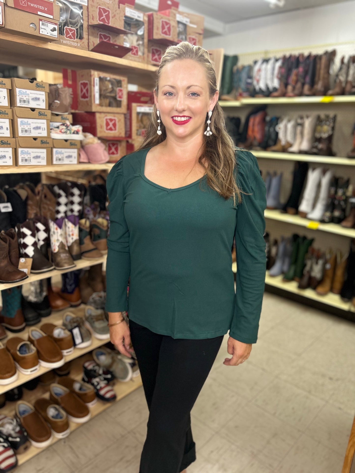 Something Classy Green Top