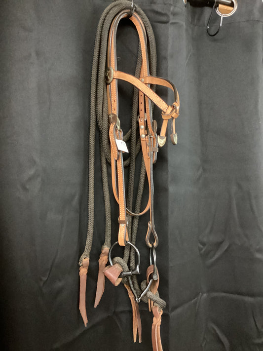 Brow and Headstall with bit and reins