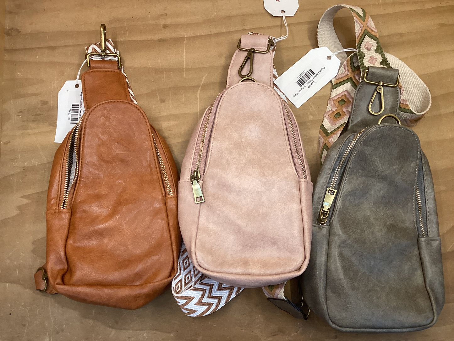 Vegan Leather Crossbody Purse