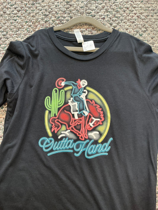 Outta Hand Neon Light Tshirt