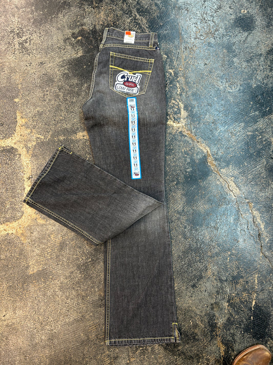 *Vintage* Cruel Girl® Black Wash Low Rise Jeans