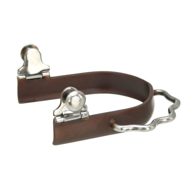 Antique Brown Sidewinder Bumper Spurs