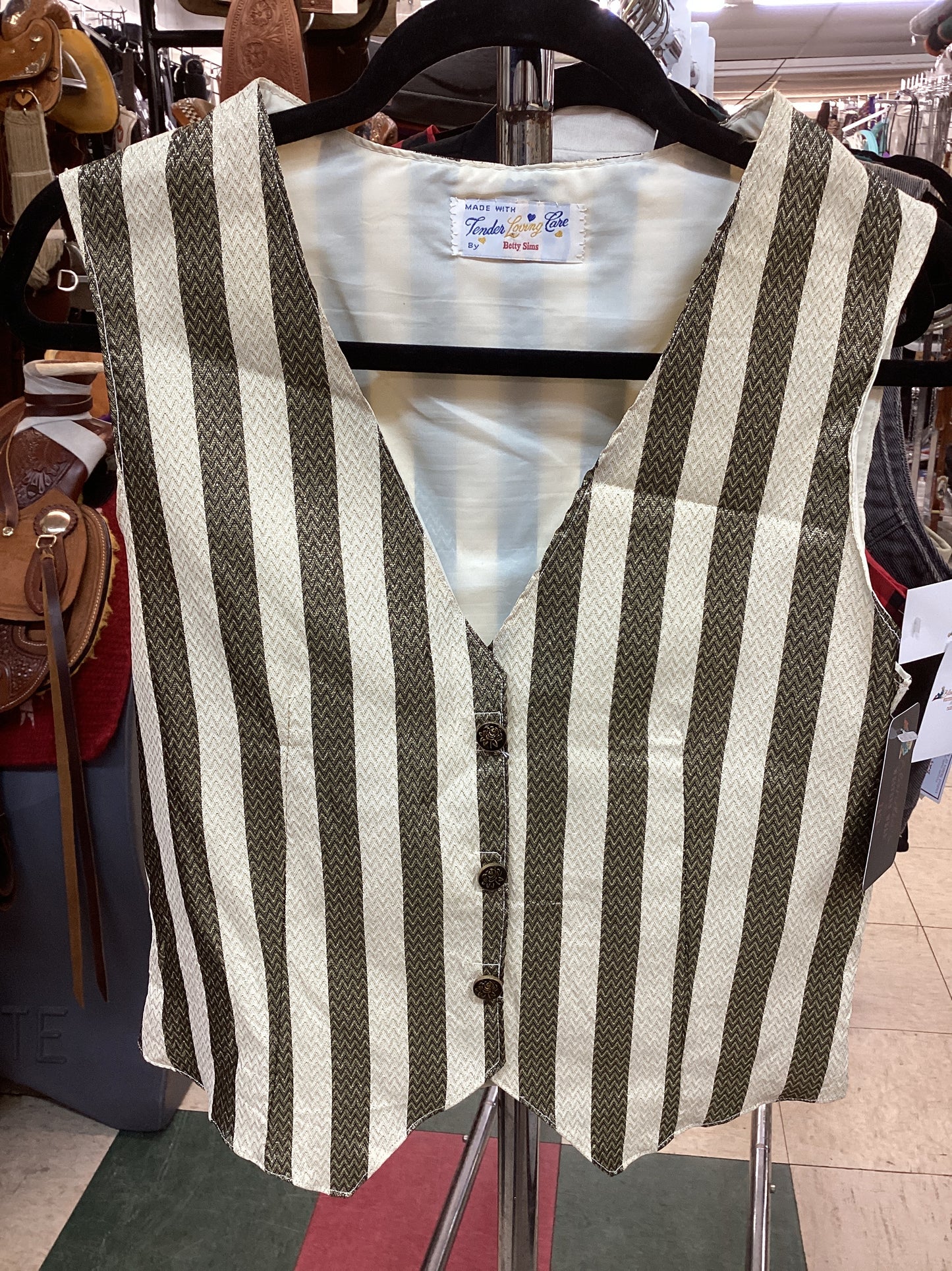 Little Yellow Rose Retro Vest