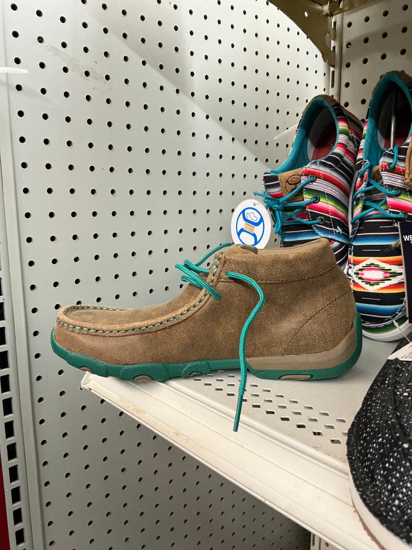Women’s Twisted X Driving Moc with Turquoise