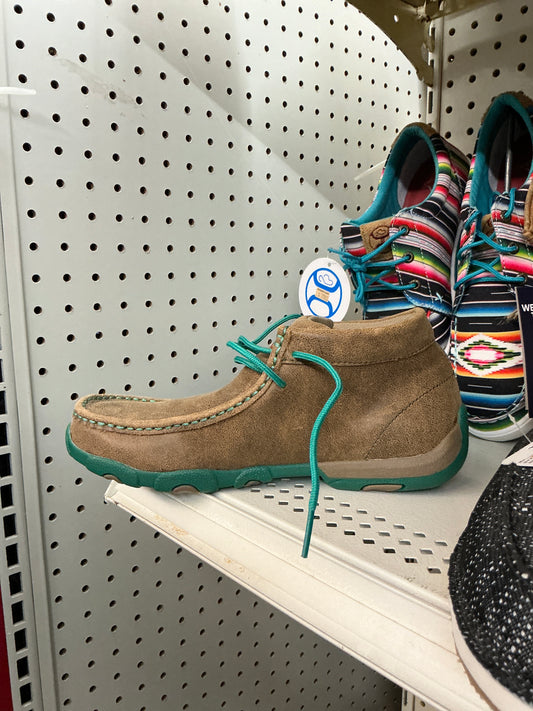 Women’s Twisted X Driving Moc with Turquoise