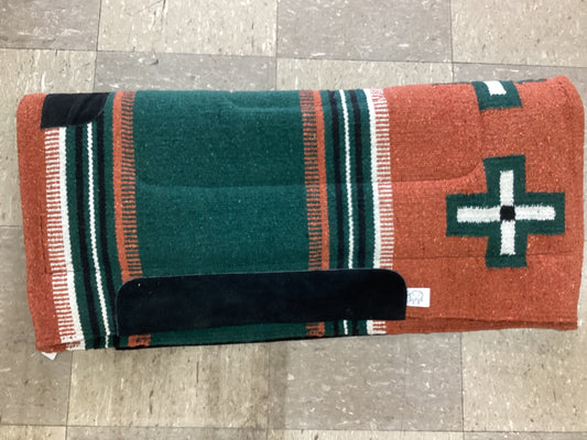 34”x32” Wool Navajo Blanket Saddle Pad by Indian Nation Leather Company