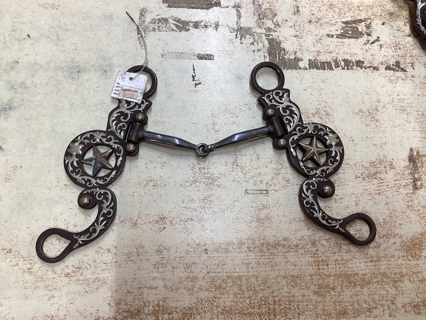 Broken Snaffle Bit with Copper inlay