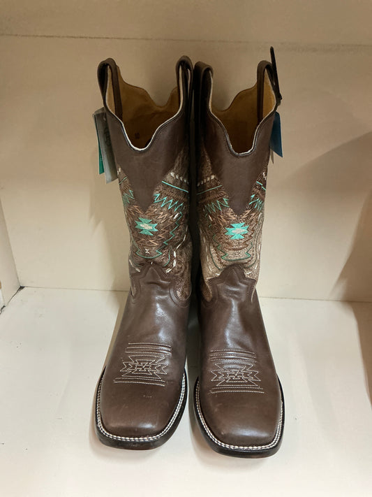 Roper Smoked Out Aztec Square Toe-CLEARANCE