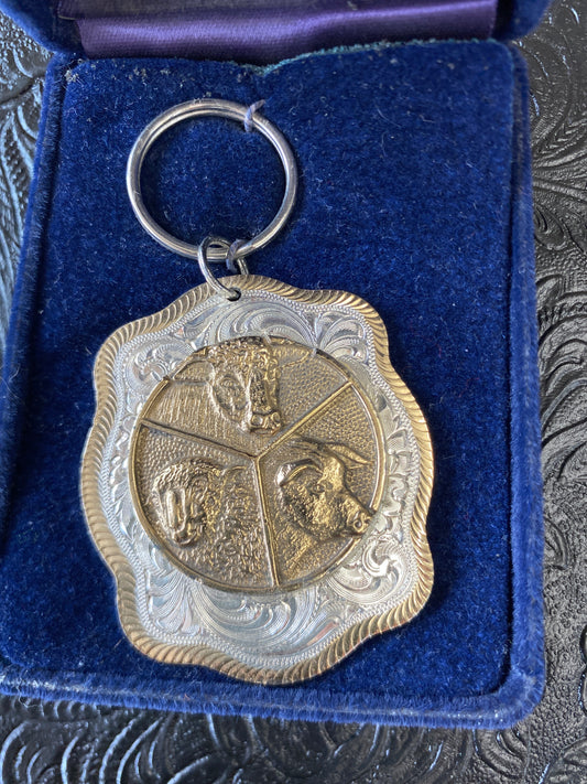 Reppin’ the Herd Keychain from Montana Silversmith