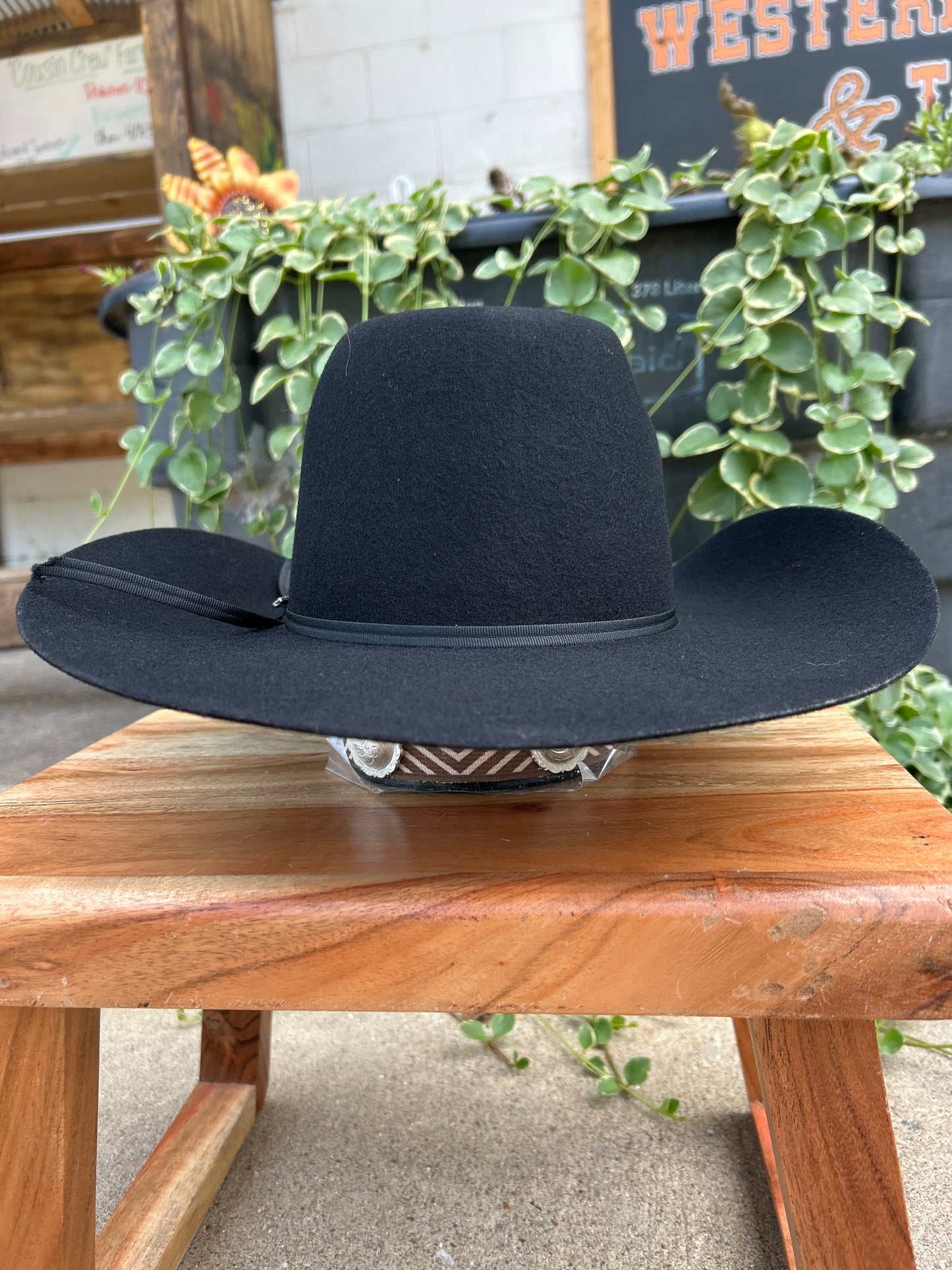 Twister Kids Felt Cowboy Hat- Black