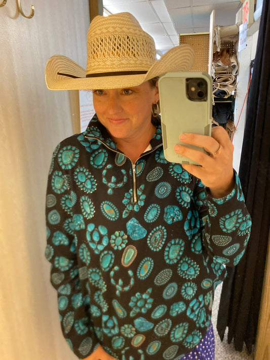Sterling Kreek Navajo Blossom Pullover