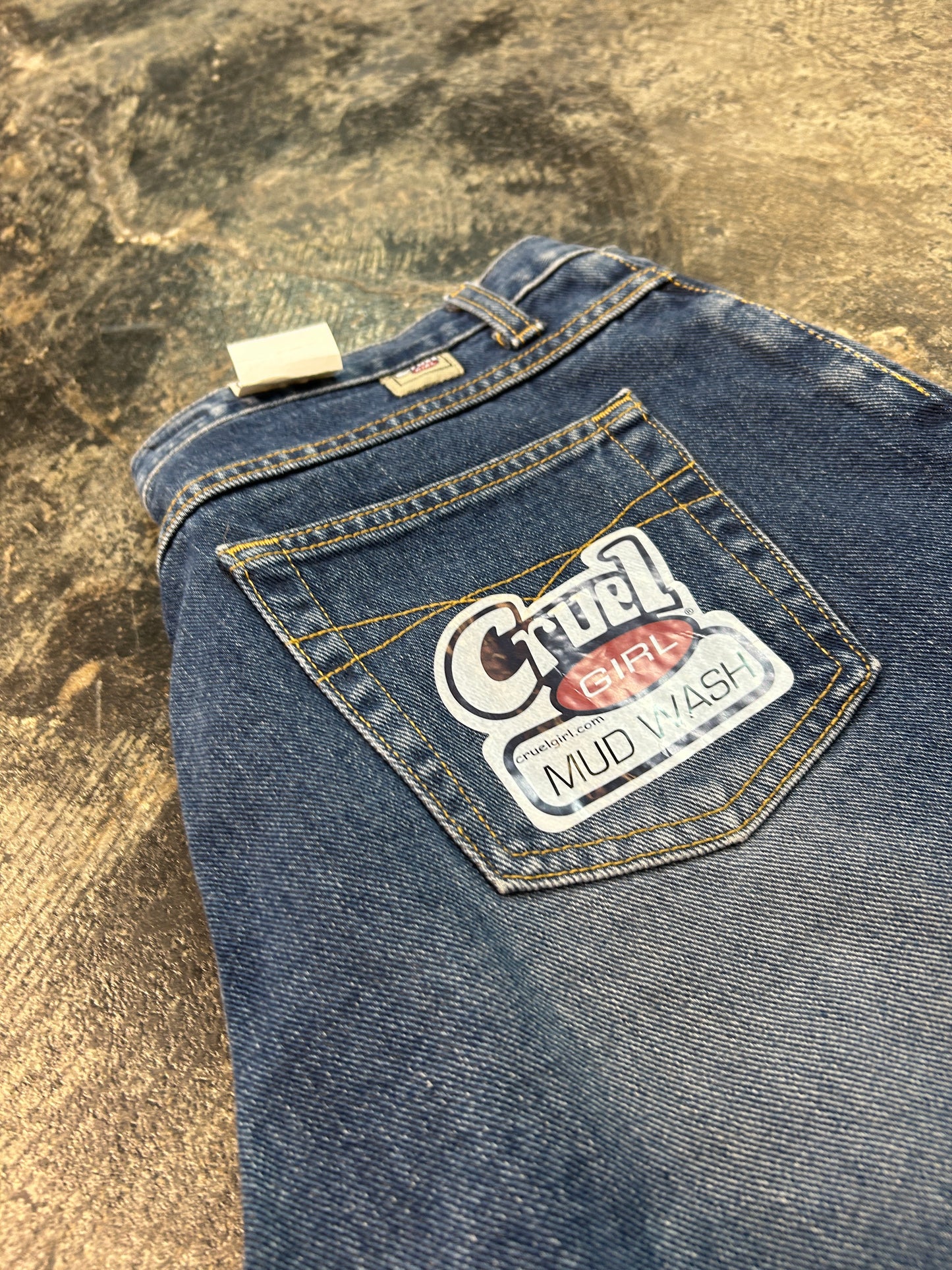 *VINTAGE* Cruel Girl® Low Rise Mud Wash Jeans