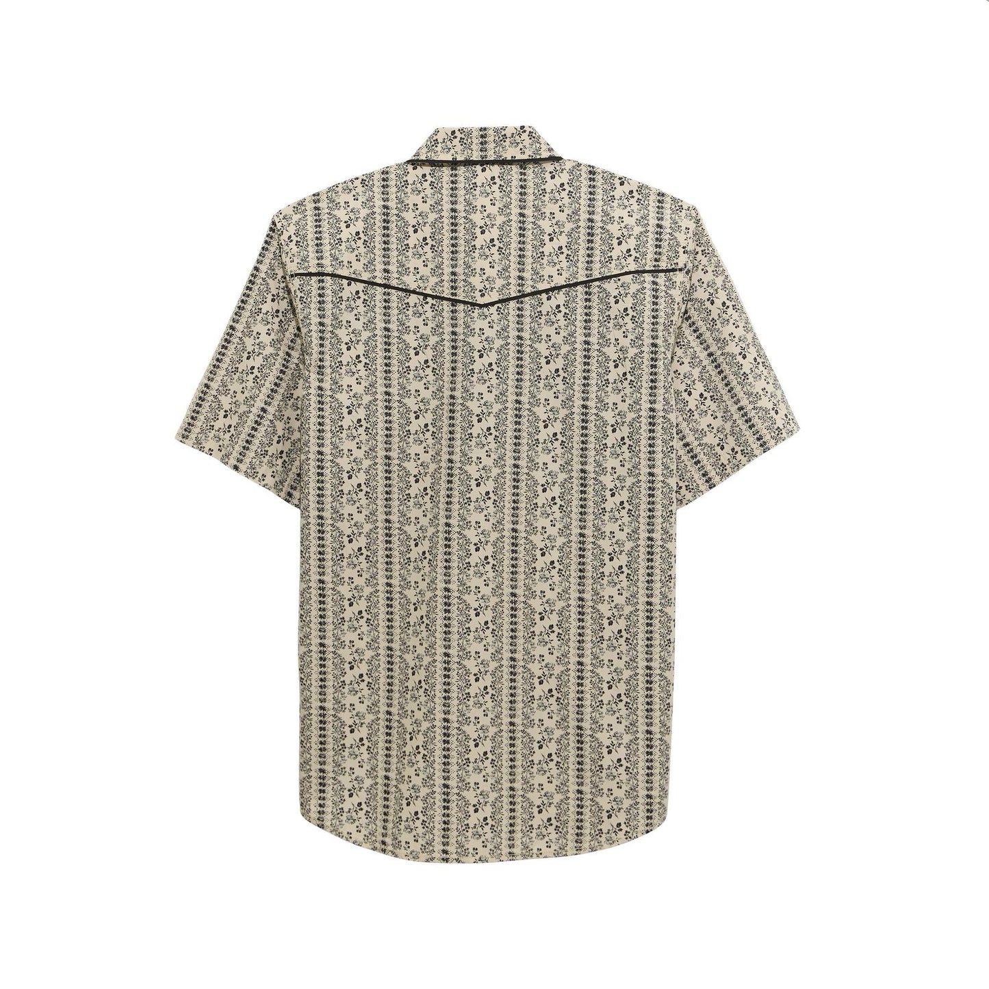 Wrangler® Vintage Inspired Black & White Short Sleeve