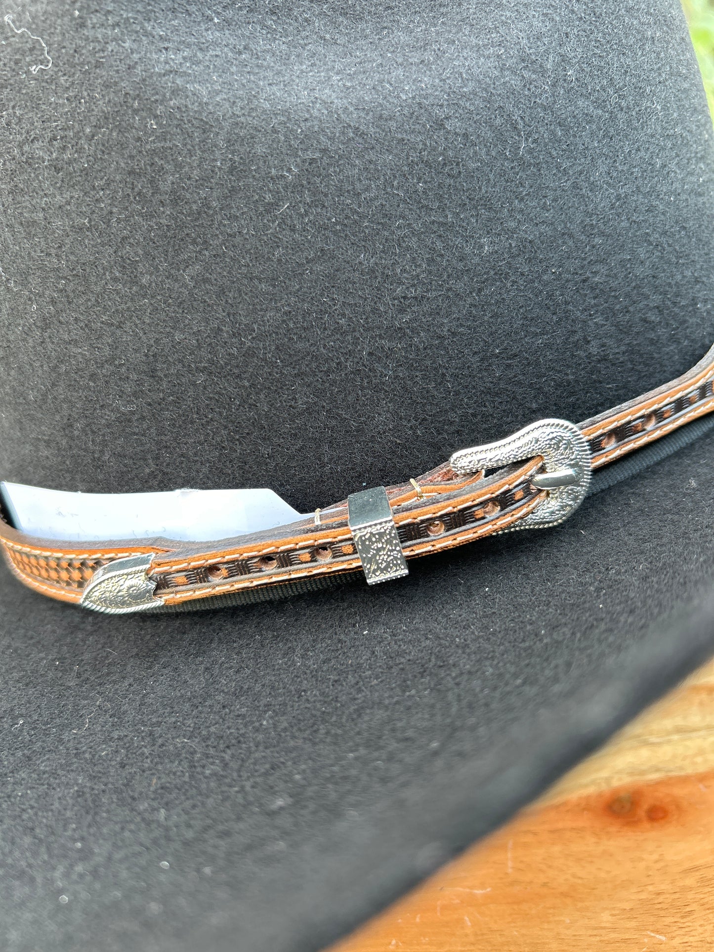 Basketweave Hat Band