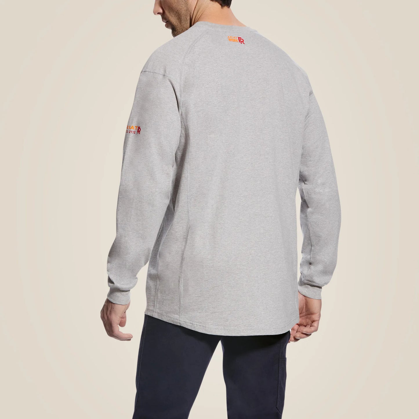 Men's FR Air Crew T-Shirt- Silver Fox Heather