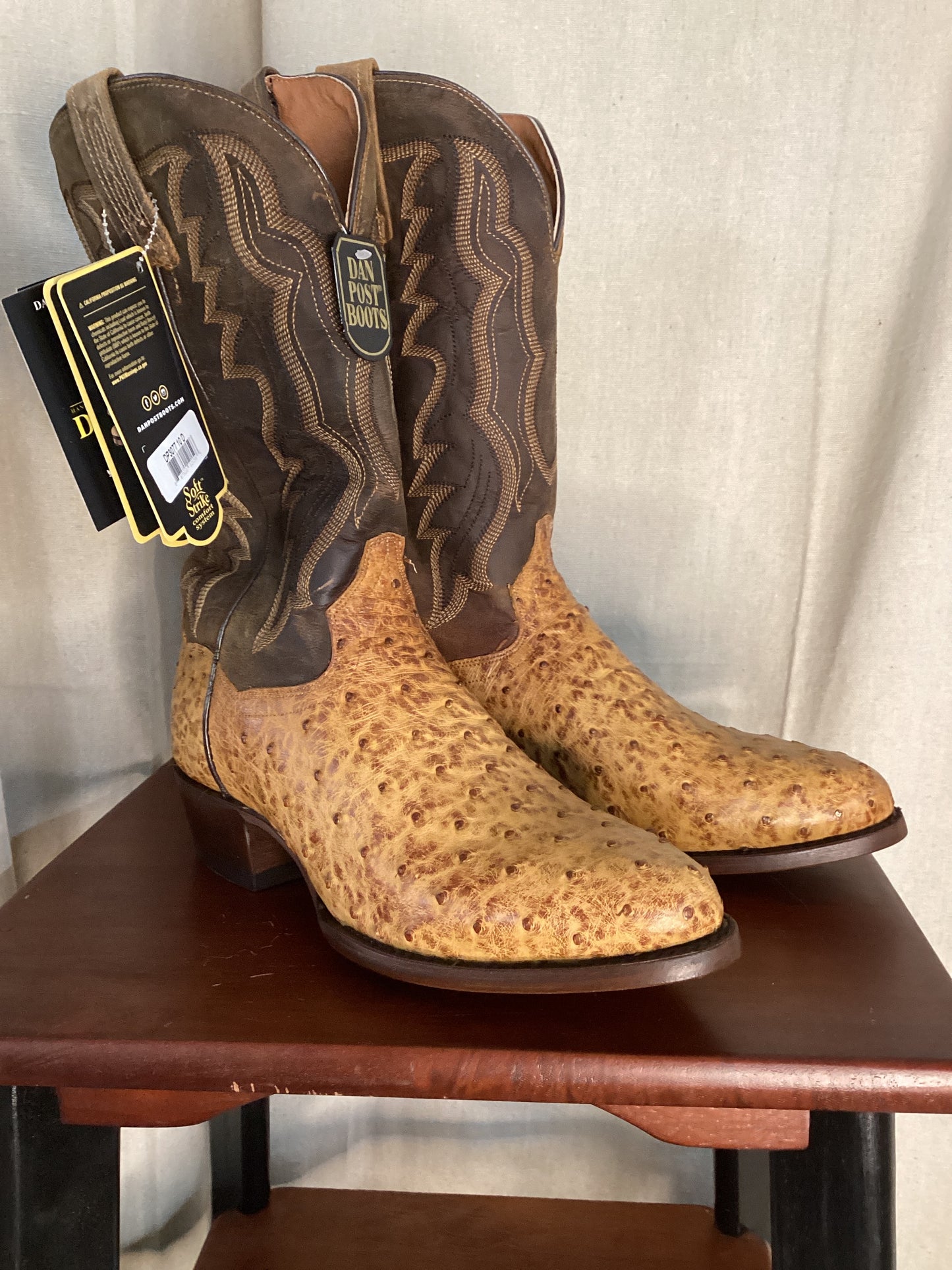Dan Post Gehrig Full Quill Ostrich Boot