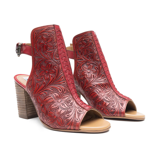 Callandra Hand Tooled Heels