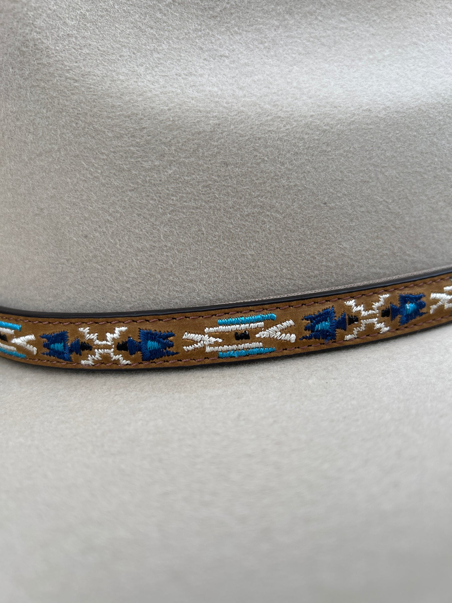 Embroidered Aztec Hatband