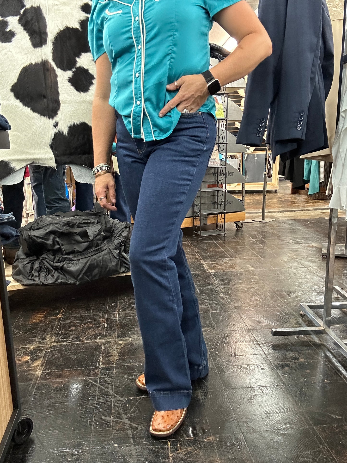 Wrangler® Riding Jean Bell Trouser- Emerie