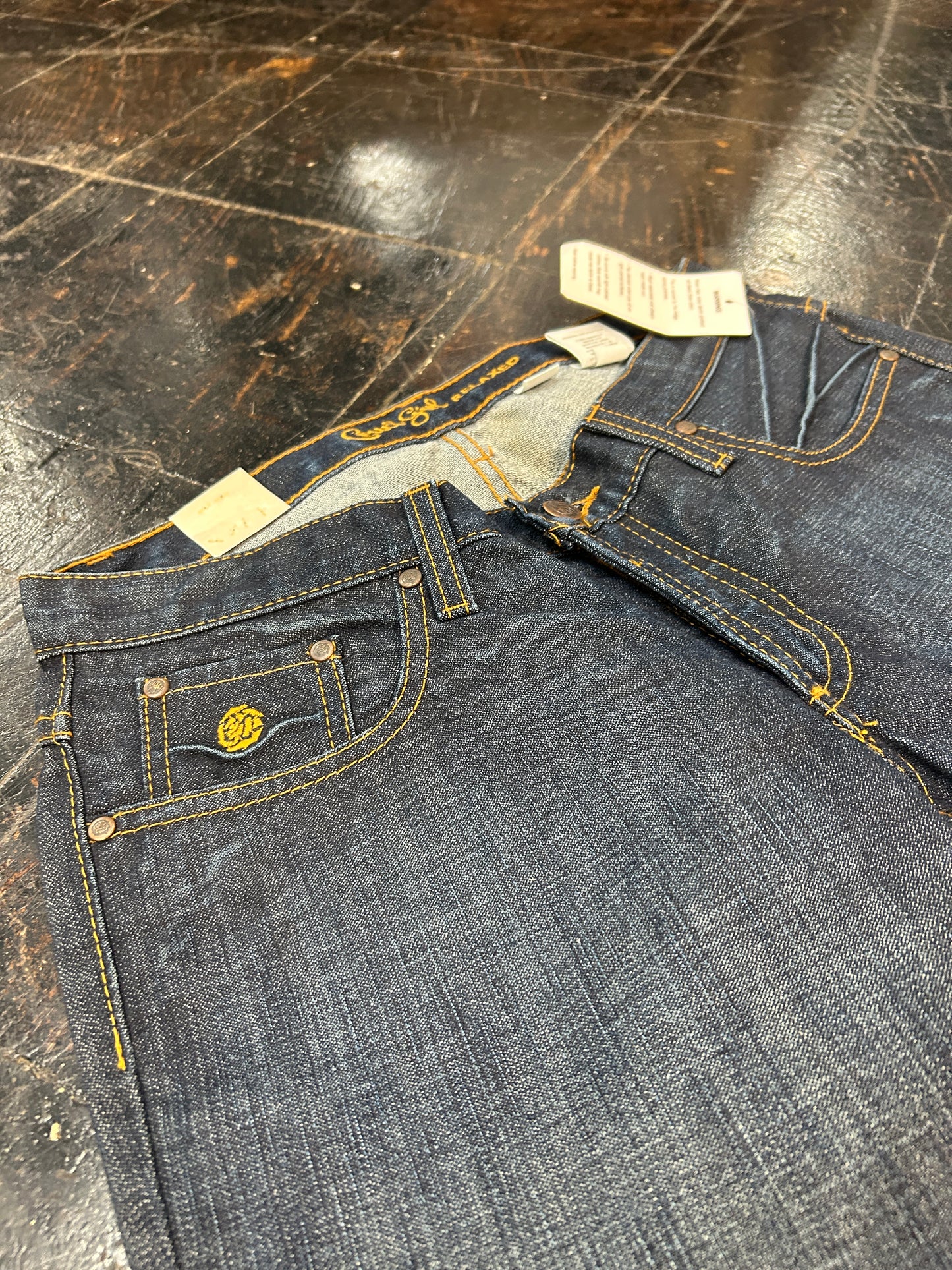 *VINTAGE* Cruel Girl Dark Wash Low Rise Jeans