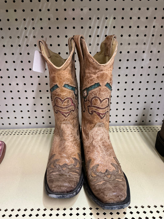 Corral Heartbreaker Square Toe-CLEARANCE