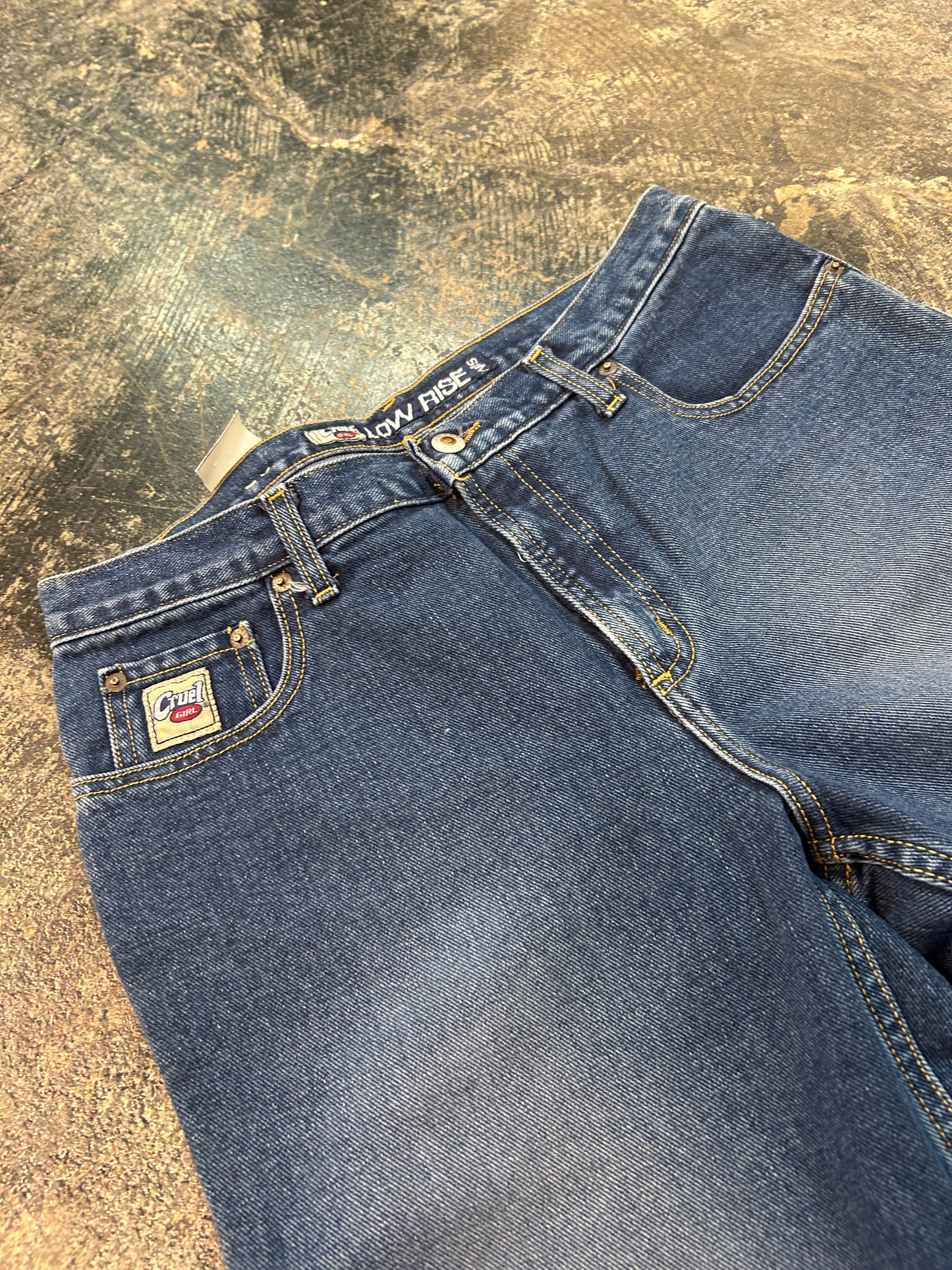 *VINTAGE* Cruel Girl® Low Rise Mud Wash Jeans