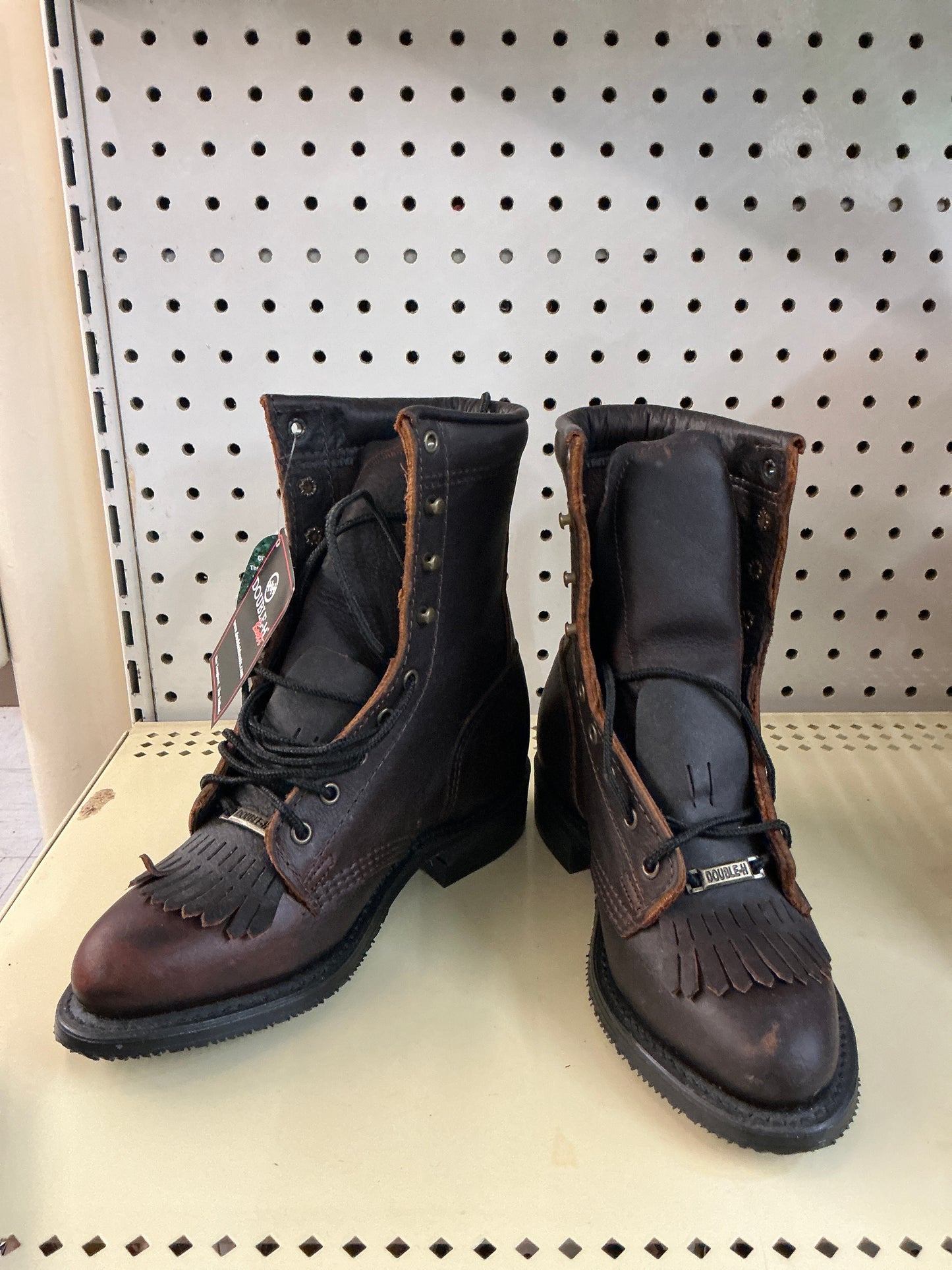 Double H Lace Up Boot-CLEARANCE