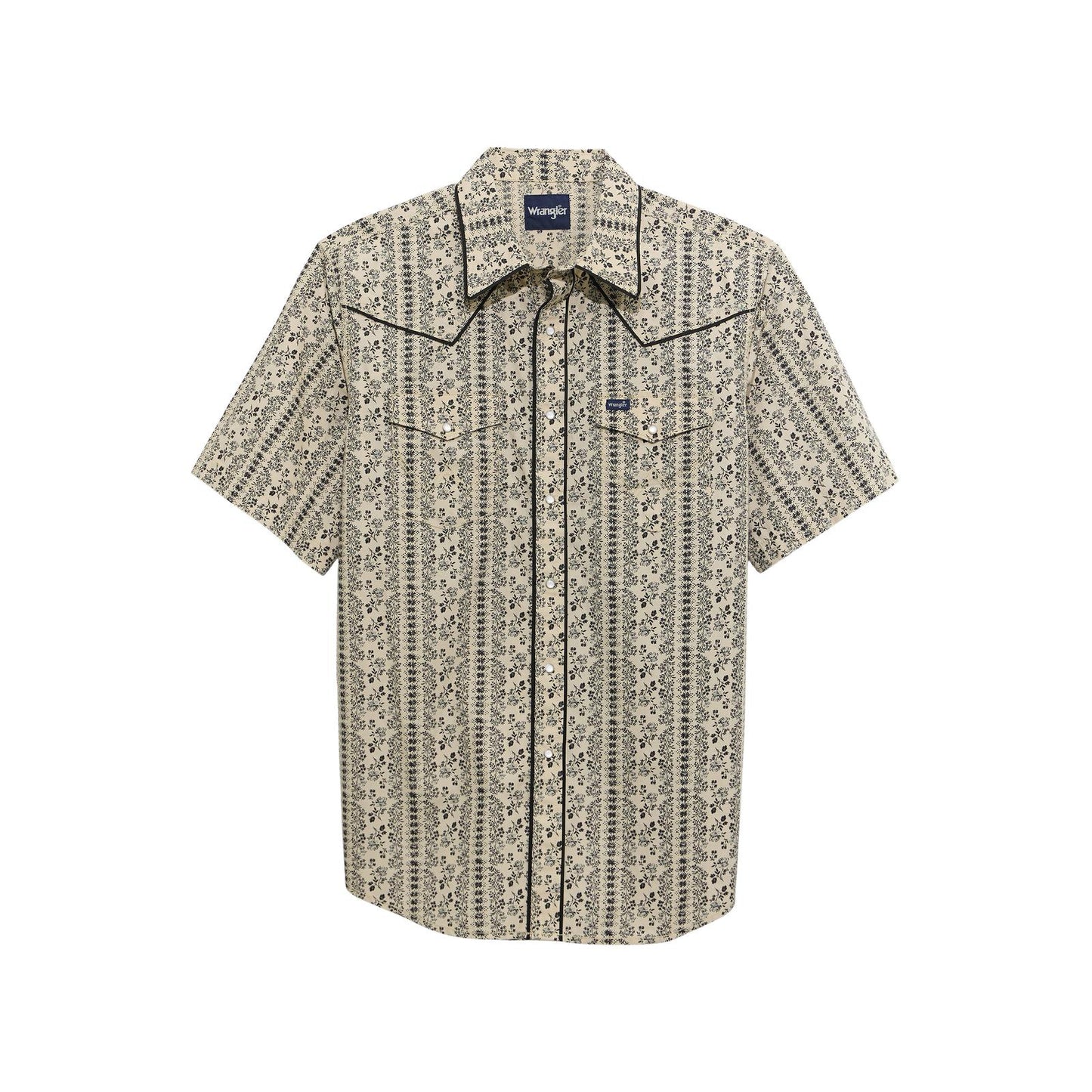 Wrangler® Vintage Inspired Black & White Short Sleeve