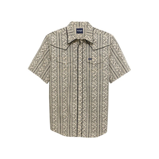 Wrangler® Vintage Inspired Black & White Short Sleeve